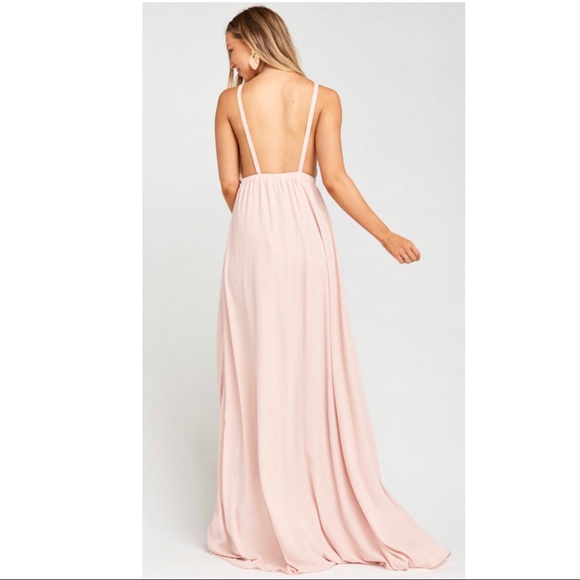 SHOW ME YOUR MUMU PINK OPEN BACK MAXI DRESS - Picture 9 of 11